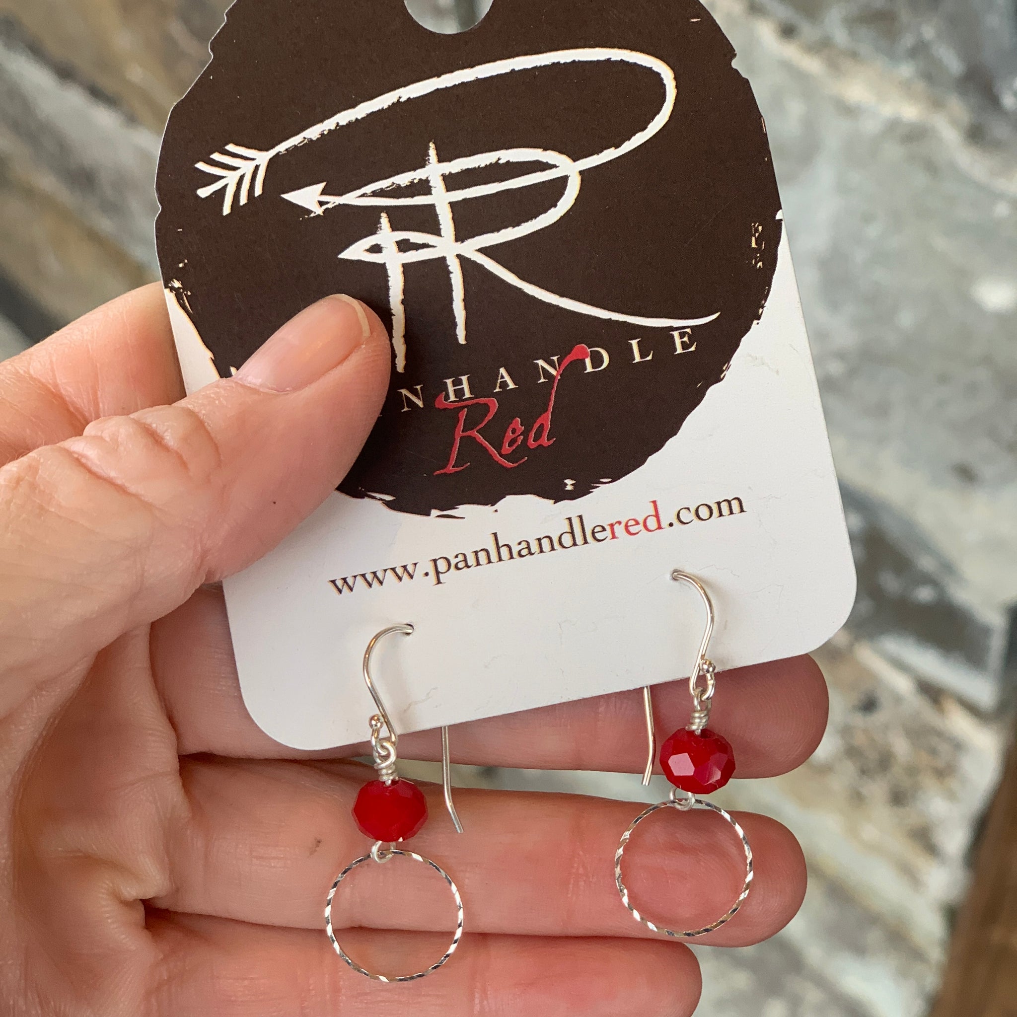 silver earrings jewelry store shop retail western chic designer silo event venue coeur d'alene idaho red jewelry 