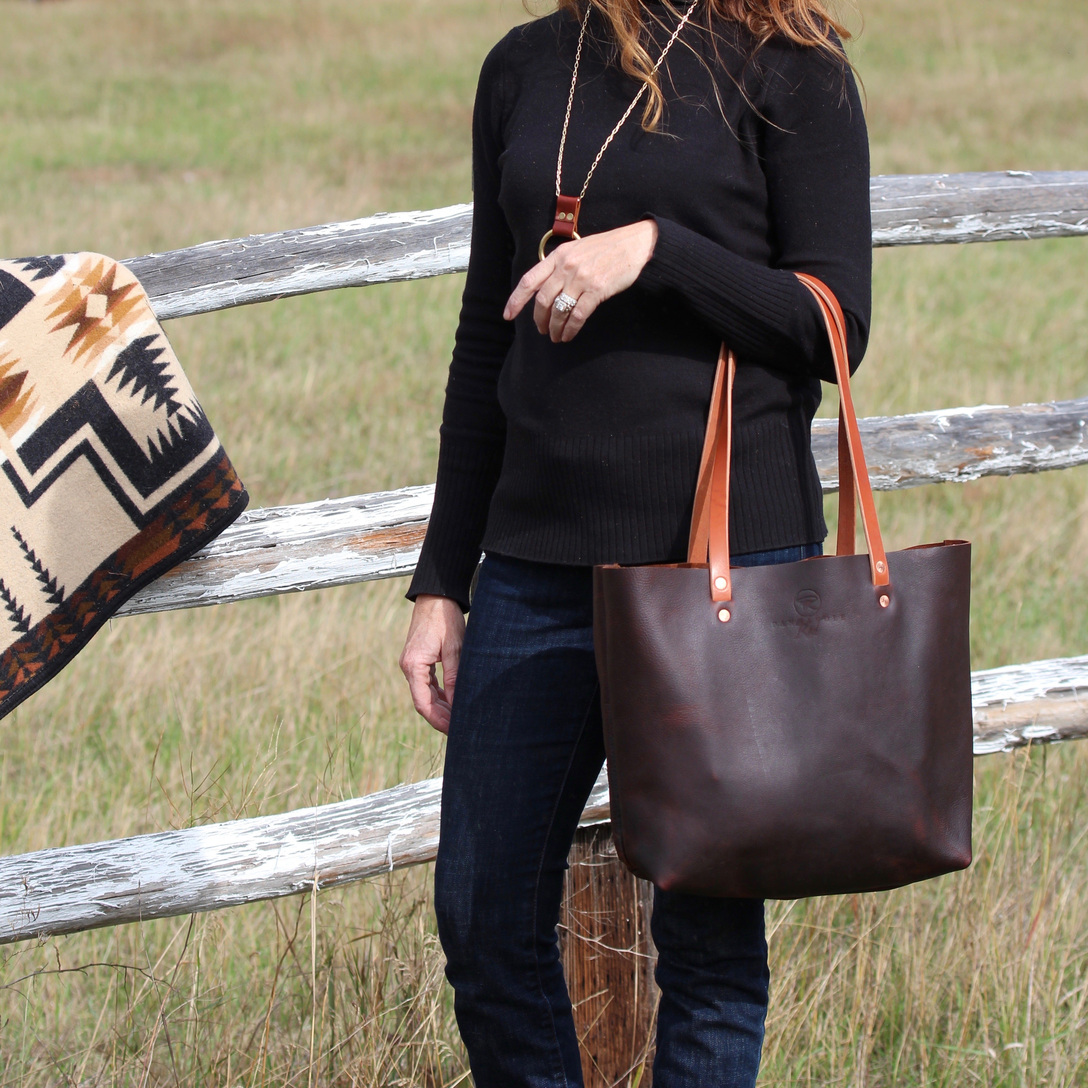 Brown Leather Bag, Brown Leather Tote Bag, Brown Leather Purse, Equestrian Purse, Equestrian Accessories, Purses, handbags, duffles, bags, crossbody purse, gift shop,Panhandle Red Company, Leather Goods, Handbags, Totes, Purses, artisan, Full-grain leather items, custom gifts, handcrafted gift, idaho shops, leather shop
