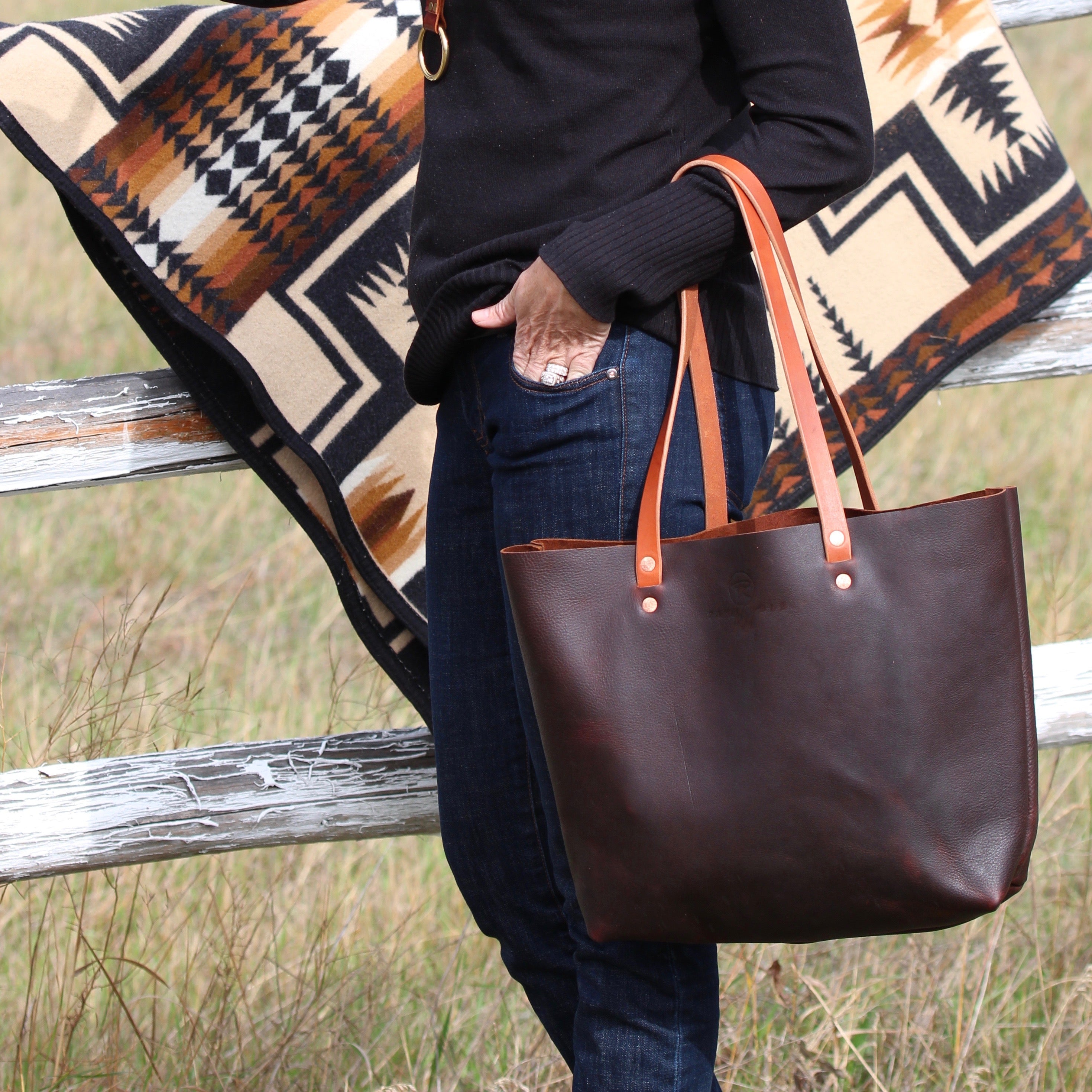 Brown Leather Bag, Brown Leather Tote Bag, Brown Leather Purse, Equestrian Purse, Equestrian Accessories, Purses, handbags, duffles, bags, crossbody purse, gift shop,Panhandle Red Company, Leather Goods, Handbags, Totes, Purses, artisan, Full-grain leather items, custom gifts, handcrafted gift, idaho shops, leather shop