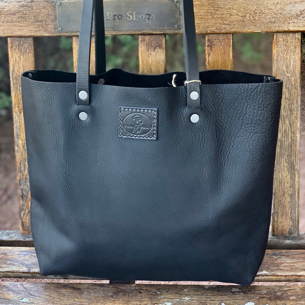 Panhandle Red Leather Company | Brown Leather Tote Bag