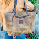 brown leather tote purse shopping bags handbags handcrafted sale retail boutique