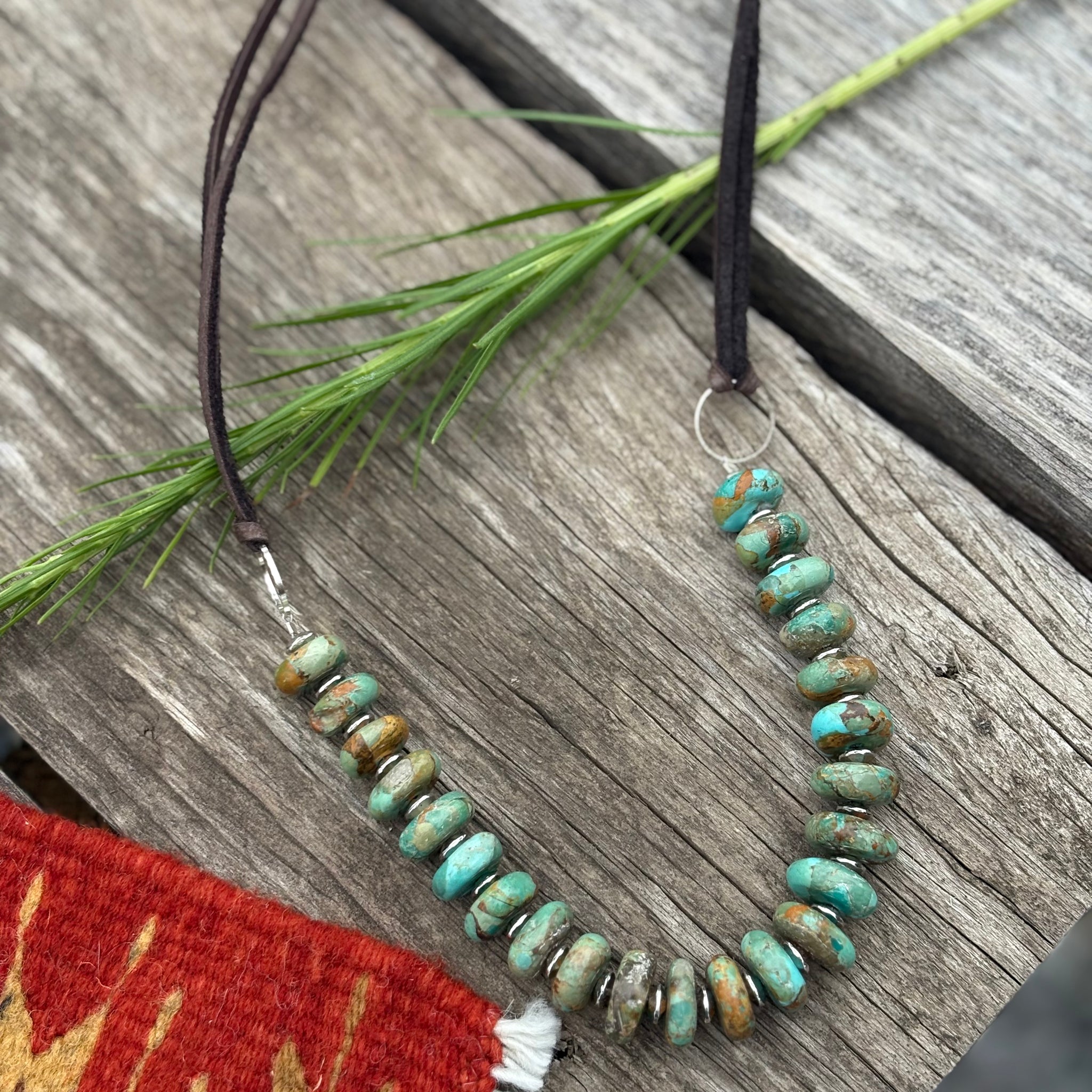 Cave Creek Green Turquoise Necklace
