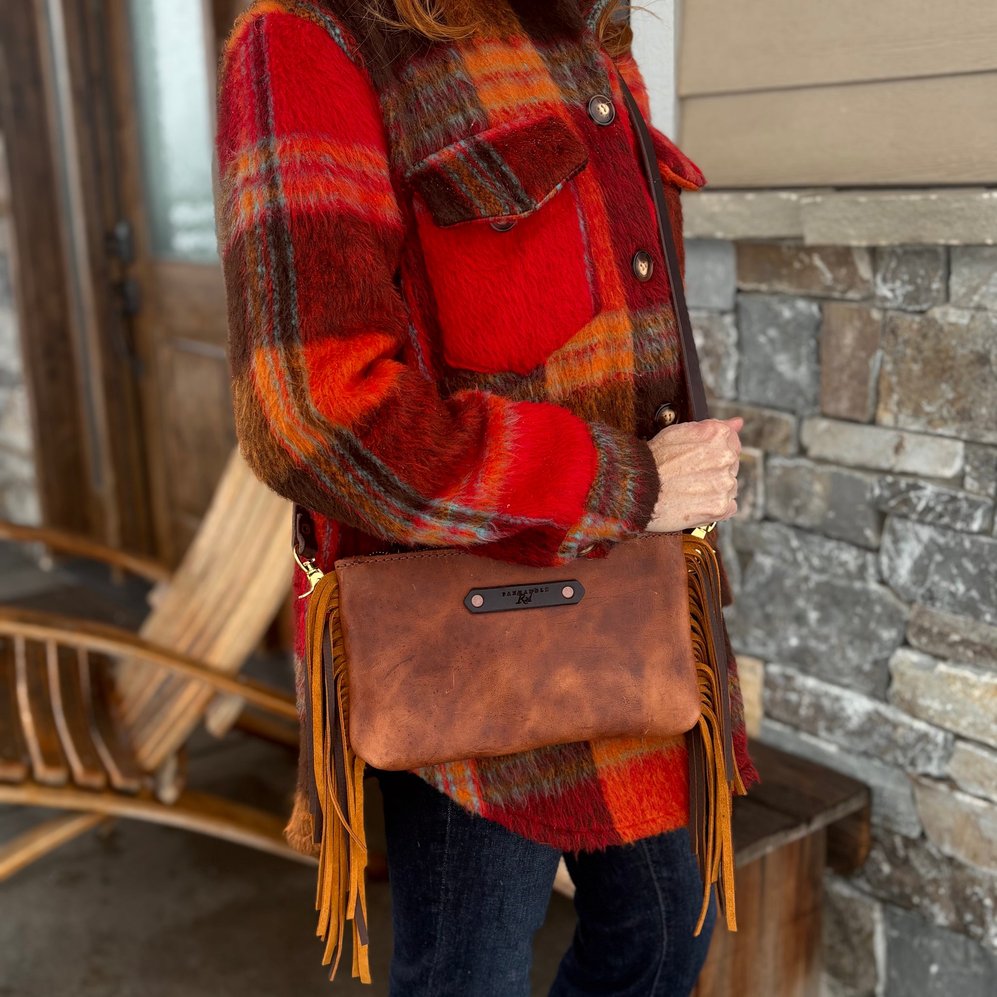 Dutch Brown Cowgirl Crossbody Purse