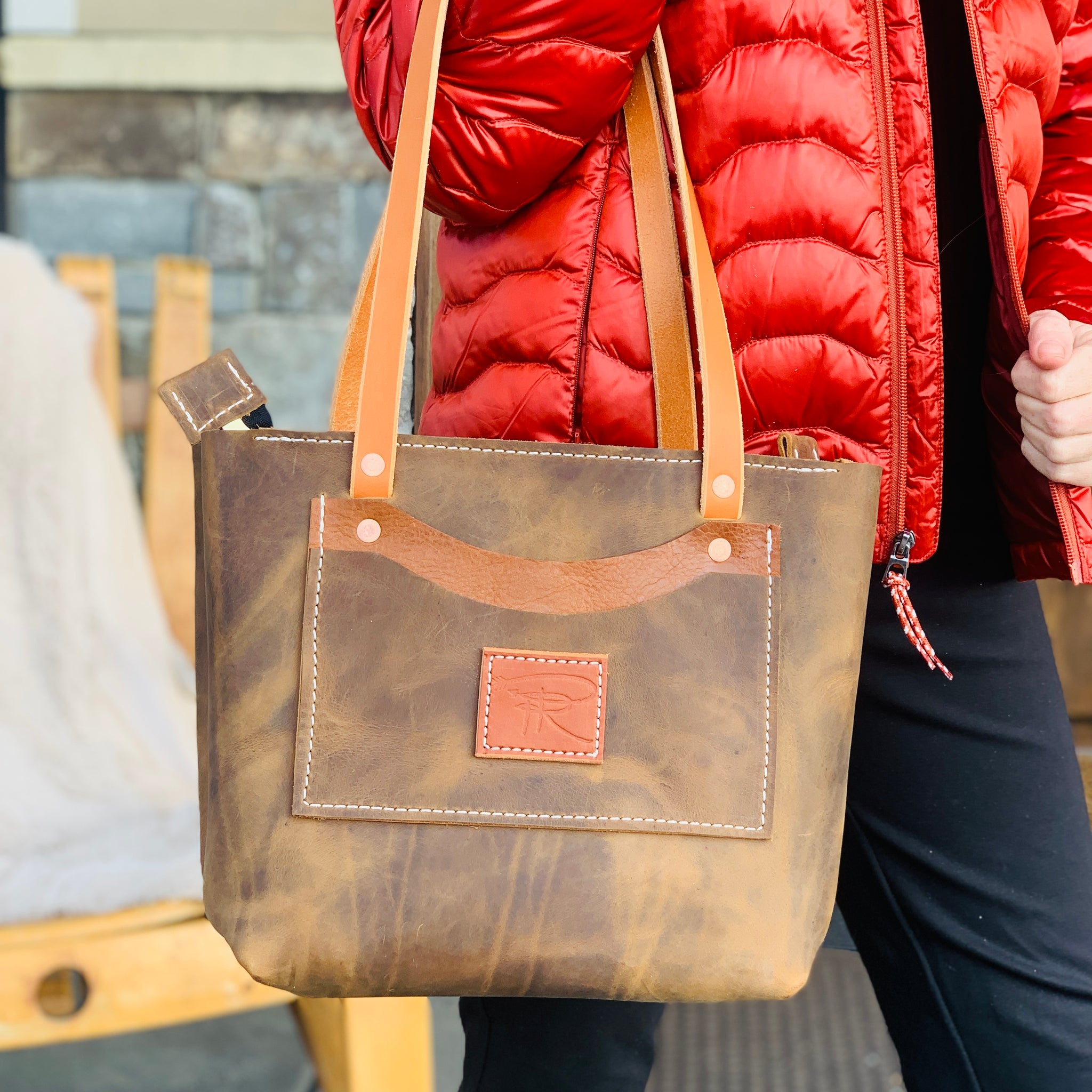 Panhandle Red Leather Company Leather Tote Bag