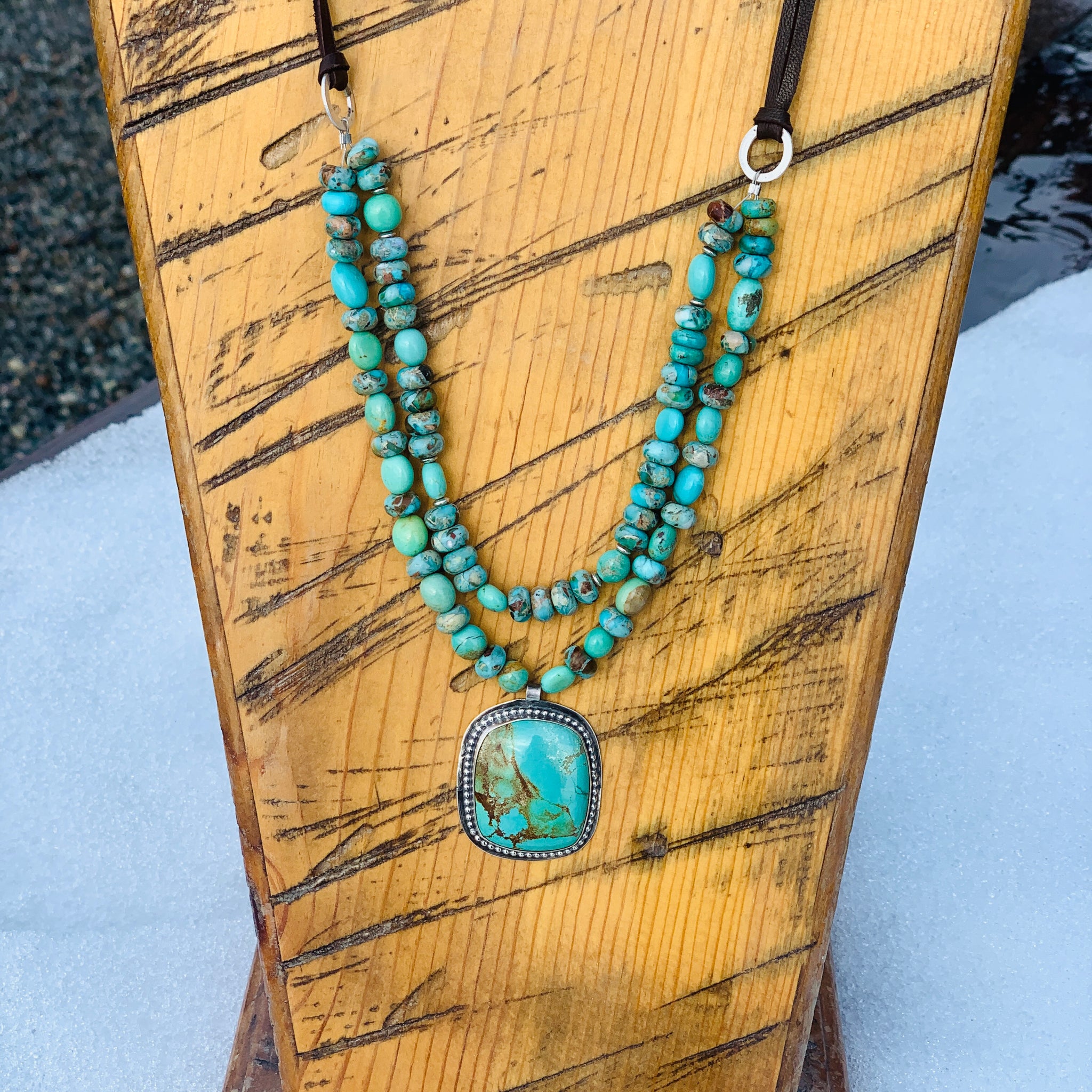 turquoise necklace shop local brand jewelry gift shop coeur d'alene custom shopping