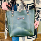 green purse handcrafted leather goods shop shopping retail store western apparel event space idaho sale destination silo shop