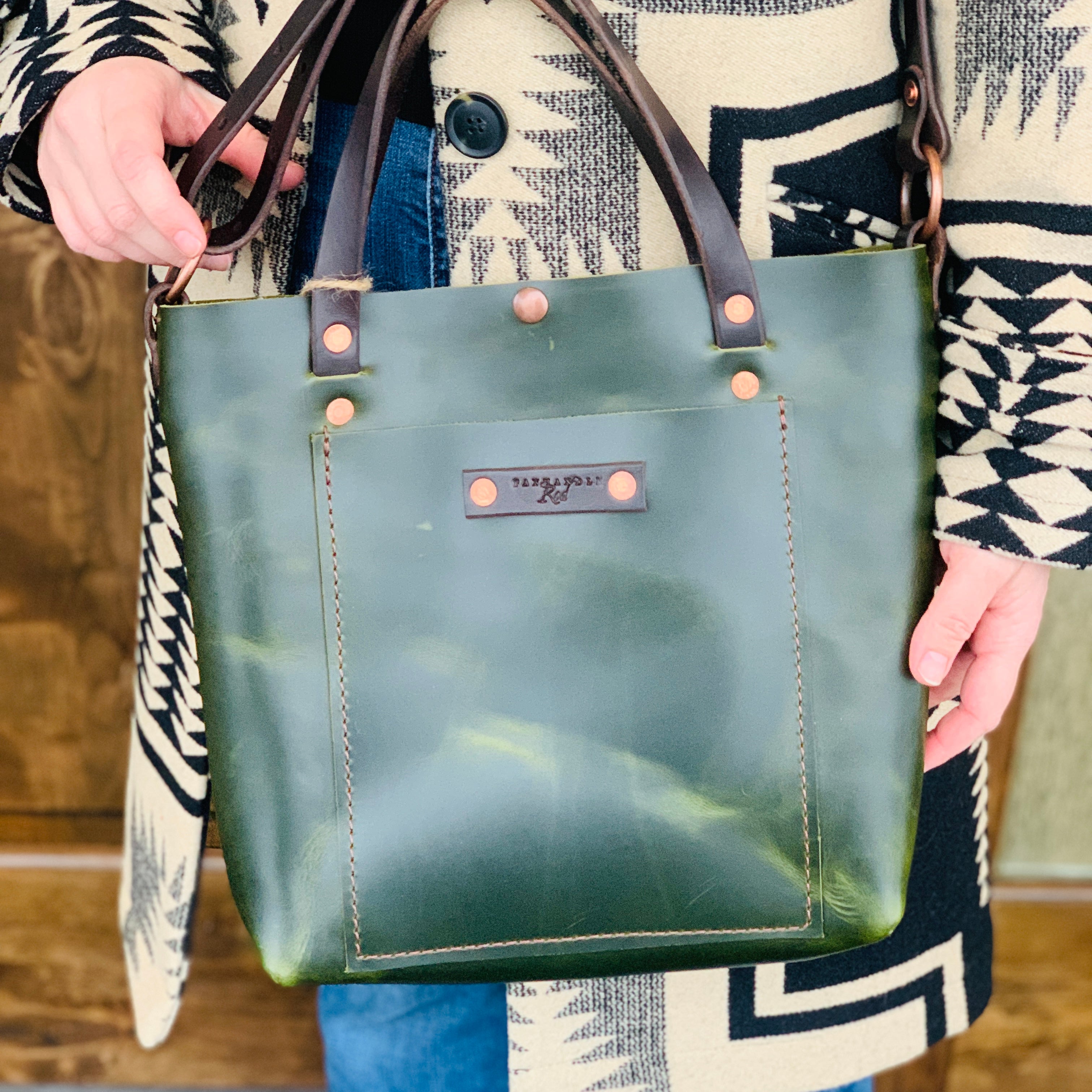 green purse handcrafted leather goods shop shopping retail store western apparel event space idaho sale destination silo shop