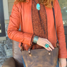 leather brown purse shop shopping gifts boutique store retail crossbody purse