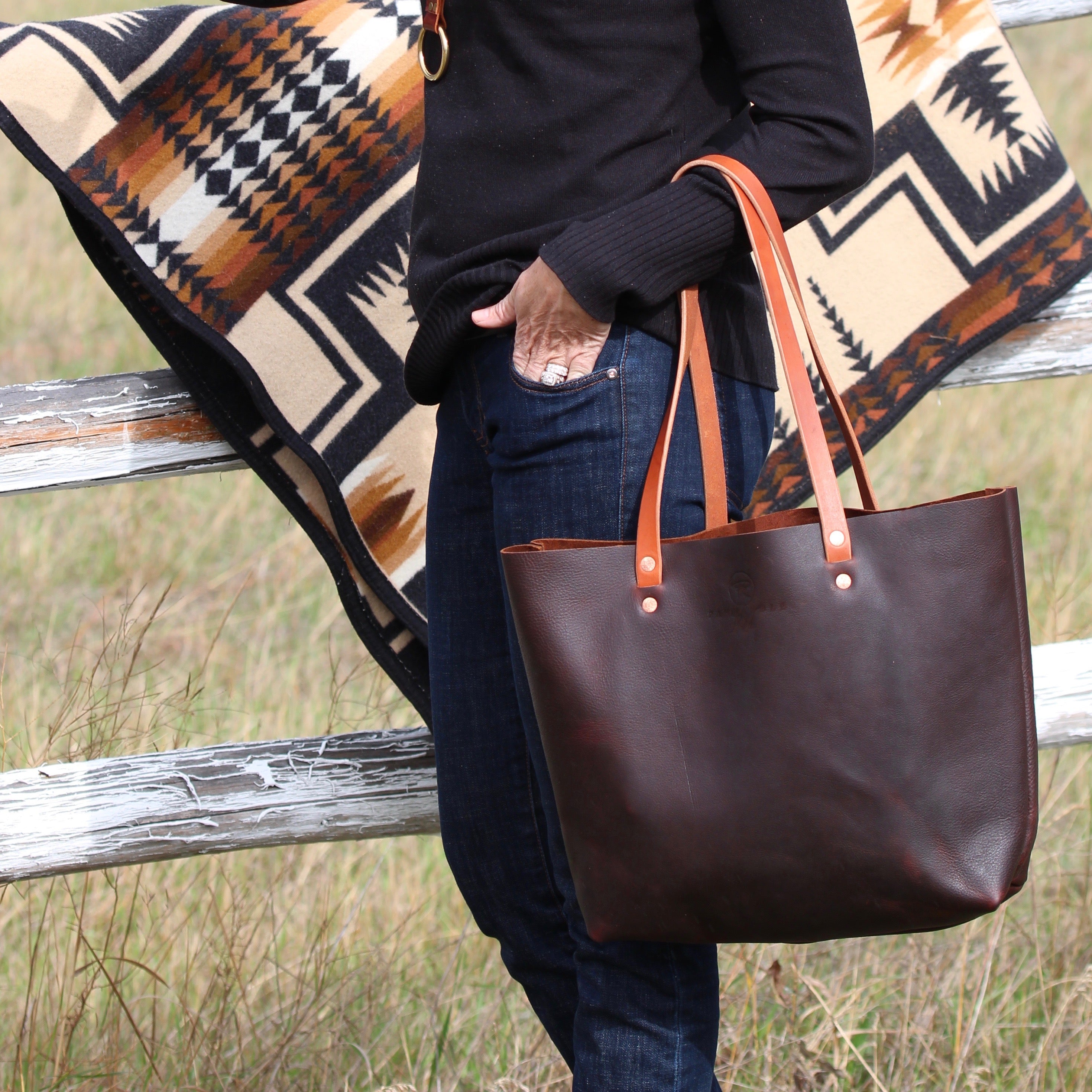 Brown Leather Bag, Brown Leather Tote Bag, Brown Leather Purse, Equestrian Purse, Equestrian Accessories, Purses, handbags, duffles, bags, crossbody purse, gift shop,Panhandle Red Company, Leather Goods, Handbags, Totes, Purses, artisan,  Full-grain leather items, custom gifts, handcrafted gift, idaho shops, leather shop