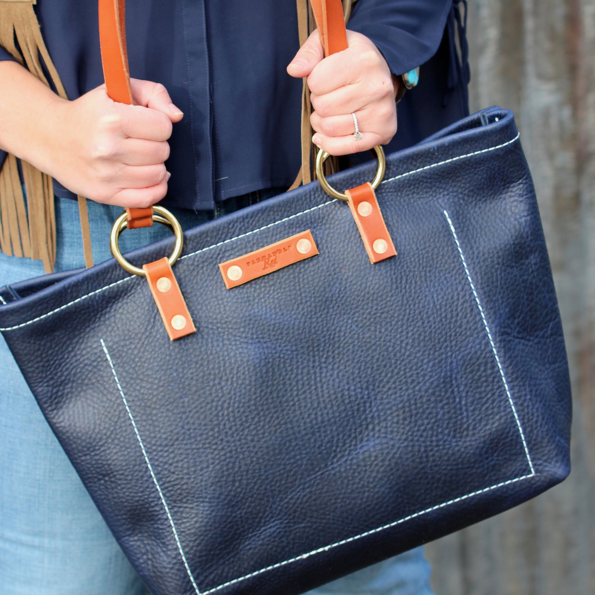 Blue Leather Bag, Blue Leather Tote Bag, Blue Leather Purse, Equestrian Purse, Equestrian Accessories, Purses, handbags, duffles, bags, crossbody purse, gift shop,Panhandle Red Company, Leather Goods, Handbags, Totes, Purses, artisan,  Full-grain leather items, custom gifts, handcrafted gift, idaho shops, leather shop