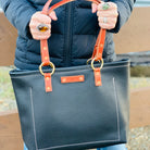 Panhandle Red black purse tote gift shop coueur d'alene birthday present bag idaho post falls