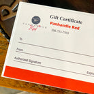 gift certificate